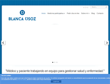 Tablet Screenshot of doctorablancausoz.com